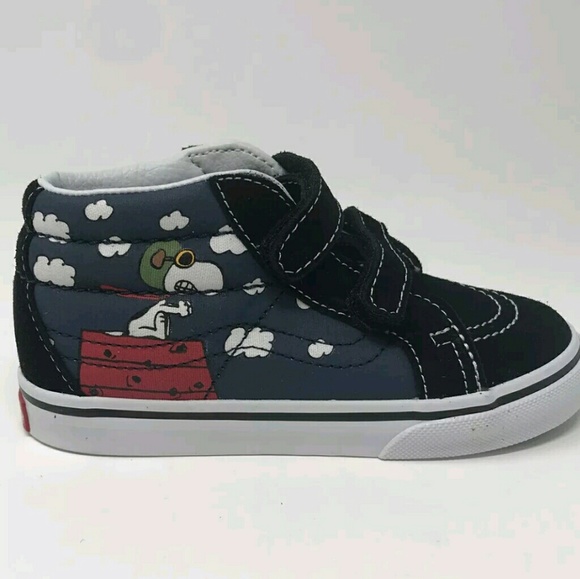 kids snoopy vans